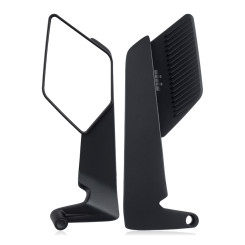 FOLDING BLADE ΚΑΘΡΕΠΤΕΣ ΜΗΧΑΝΗΣ ΑΝΑΔΙΠΛΟΥΜΕΝΟΙ ΑΕΡΟΔΥΝΑΜΙΚΟΙ 8mm/ 10mm BLACK