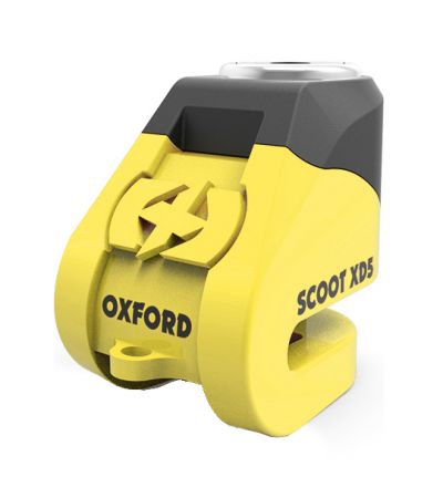 OXFORD  SCOOT XD5 DISC LOCK 5MM YELLOW