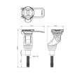 ΒΑΣΗ ΚΙΝΗΤΟΥ ΓΙΑ ΚΑΒΑΛΕΤΑ QUAD LOCK HANDLEBAR CLAMP BOLT MOUNT PRO 