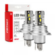 AMIO H4 H-SERIES ΛΑΜΠΕΣ LED 9>18V 42W 6500K 3600LM +200% CSP 2 TEM.