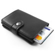 ΔΕΡΜΑΤΙΝΟ ΠΟΡΤΟΦΟΛΙ ΓΙΑ ΚΑΡΤΕΣ ME ΑΣΦΑΛΕΙΑ RFID ΜΑΥΡΟ