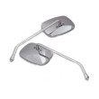ΚΑΘΡΕΠΤΕΣ PIAGGIO BEVERLY 125/200 ΧΡΩΜΙΟ 10\' SET