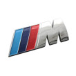 ΜΕΤΑΛΛΙΚΟ ΑΥΤΟΚΟΛΛΗΤΟ ΣΗΜΑ ΑΛΟΥΜΙΝΙΟΥ M FOR BMW SILVER