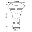 LAMPA PRO-TANK X4 ΑΥΤΟΚΟΛΛΗΤΟ ΡΕΖΕΡΒΟΥΑΡ ΜΗΧΑΝΗΣ CARBON 
