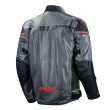 ΚΑΛΟΚΑΙΡΙΝΟ ΜΠΟΥΦΑΝ ΜΗΧΑΝΗΣ LS2 RIVA BLACK DARK GREY RED MESH FABRIC/ 600D 23T POLYESTER