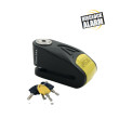 ΚΛΕΙΔΑΡΙΑ ΔΙΣΚΟΦΡΕΝΟΥ AUVRAY MOTO DISC-LOCK ALARM INOX B-LOCK 14 BLACK/YELLOW