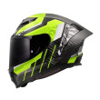 LS2 FF807 DRAGON ΚΡΑΝΟΣ FULL FACE TRAX H-VIS YELLOW