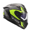 LS2 CHALLENGER II FF817 ΚΡΑΝΟΣ FULL FACE VIPER GREY H-V YELLOW