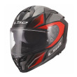 LS2 CHALLENGER II FF817 ΚΡΑΝΟΣ FULL FACE VIPER GREY RED