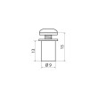 LAMPA KIT ΤΟΠΟΤΘΕΤΗΣΗΣ FAIRINGS 10 ΤΜΧ ΜΠΛΕ 