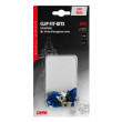 LAMPA ΚΙΤ ΤΟΠΟΘΕΤΗΣΗΣ FAIRINGS MOTO ΑΠΟ ΑΝΑΔ. ΑΛΟΥΜΙΝΙΟ -10 TΜΧ. ΜΠΛΕ 
