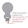 RAM-B-349U ΜΠΙΛΙΑ ΓΙΑ ΒΑΣΗ ΣΤΗΡΙΞΗΣ M10-1.25 