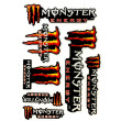 ΑΥΤΟΚΟΛΛΗΤΑ MONSTER RED STICKER COLLECTION 