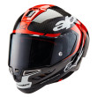 ALPINESTARS SUPERTECH ELEMENT R10 ΚΡΑΝΟΣ FULL FACE GLOSSY RED/CARBON/BLACK