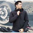 AGVPRO URBANO-DR ΜΠΟΥΦΑΝ ΜΗΧΑΝΗΣ SOFT SHELL ΜΑΥΡΟ