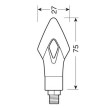 LAMPA ΦΛΑΣ LED LUM 12v-21w