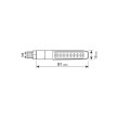 LAMPA VICTORY ΠΙΣΩ ΦΛΑΣ ΜΗΧΑΝΗΣ 12V SMD LED (ΘΕΣΕΩΣ /ΦΛΑΣ/ΣΤΟΠ) 91x15MM ΜΑΥΡΟ 