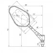 LAMPA TRIDENT ΚΑΘΡΕΠΤΕΣ ΜΗΧΑΝΗΣ M10X1,25