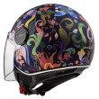 LS2 SPHERE LUX II OF558 ΚΡΑΝΟΣ JET BLOOM BLUE PINK 