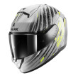 SHARK RIDILL 2 ASSYA ΚΡΑΝΟΣ FULL FACE SILVER ANTHRACITE YELLOW
