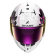 SHARK D-SKWAL 3 MAYFER WVA ΚΡΑΝΟΣ FULL FACE ΛΕΥΚΟ ΡΟΖ ΜΑΥΡΟ