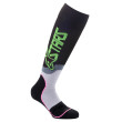 MX ALPINESTARS PLUS-2 ΙΣΟΘΕΡΜΙΚΕΣ ΚΑΛΤΣΕΣ  BLACK/ GREEN/ NEON PINK FLUO