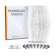 PLEXICLICK® V2 ΠΛΑΙΣΙΑ ΠΙΝΑΚΙΔΑΣ ΠΛΕΞΙΓΚΛΑΣ ΔΙΑΦΑΝΑ ΓΙΑ 2 ΠΙΝΑΚΙΔΕΣ 112MM -113MM