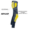 AGVPRO CARGO-4 KEVLAR ΠΑΝΤΕΛΟΝΙ ΜΗΧΑΝΗΣ ΓΚΡΙ/ΠΟΝΤΙΚΙ 
