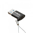 MOXOM CB144 ΠΡΟΣΑΡΜΟΓΕΑΣ ΦΟΡΤΙΣΗΣ USB 3.0 ΑΡΣΕΝΙΚΟ TYPE-C ΘΗΛΥΚΟ