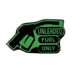 UNLEADED FUEL ONLY ΑΥΤΟΚΟΛΛΗΤΟ ΣΜΑΛΤΟΥ 