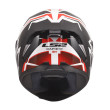 LS2 RAPID III XTREM FF820 ΚΡΑΝΟΣ FULL FACE RED WHITE BLACK