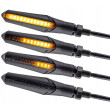 AGVPRO LUM-630 ΦΛΑΣ ΜΗΧΑΝΗΣ LED ΠΟΡΤΟΚΑΛΙ ΜΕ ΣΚΟΥΡΟ ΦΥΜΕ ΚΡΥΣΤΑΛΛΟ