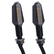 ΦΛΑΣ ΜΗΧΑΝΗΣ LUM-600 LED ΠΟΡΤΟΚΑΛΙ ΜΕ ΔΙΑΦΑΝΗ ΤΖΑΜΑΚΙ