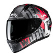 HJC C10 FOP MC1SF ΚΡΑΝΟΣ FULL FACE RED BLACK