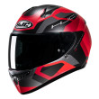 HJC C10 TINS MC1SF ΚΡΑΝΟΣ FULL FACE BLACK RED