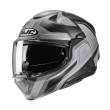 HJC F100 BIOS MC5SF ΚΡΑΝΟΣ FLIP UP SYSTEM KEVLAR GREY BLACK