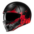 HJC i20 SCRAW MC1SF ΚΡΑΝΟΣ FULL FACE ΜΕ ΑΠΟΣΠΩΜΕΝΟ ΠΙΓΟΥΝΙ BLACK RED