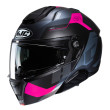HJC i91 CARST MC8SF ΚΡΑΝΟΣ FLIP UP PINK BLUE