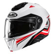 HJC i91 TRICUS MC1 ΚΡΑΝΟΣ FLIP UP WHITE RED