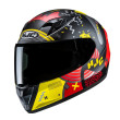 HJC Y10 MIKA  MC1SF ΠΑΙΔΙΚΟ ΚΡΑΝΟΣ ΜΗΧΑΝΗΣ FULL FACE RED YELLOW