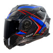 LS2 FF901 ADVANT X CARBON FUTURE II ΚΡΑΝΟΣ FLIP UP BLACK RED BLUE