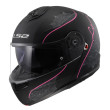 LS2 FF908 STROBE II LUX ΚΡΑΝΟΣ ΜΗΧΑΝΗΣ FLIP UP ΓΥΝΑΙΚΕΙΟ MATT BLACK PINK