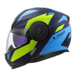 LS2 SCOPE II FF902 DURIA ΚΡΑΝΟΣ FLIP UP MATT BLUE FLUO
