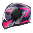 LS2 SCOPE II FF902 OXYD ΚΡΑΝΟΣ FLIP UP MATT PINK PURPLE