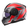 ΚΡΑΝΟΣ FLIP UP LS2 SCOPE II FF902 DURIA MATT GREY RED