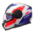 LS2 SCOPE II FF902 DURIA ΚΡΑΝΟΣ FLIP UP WHITE RED BLUE