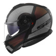 LS2 FF908 STROBE II ORION ΚΡΑΝΟΣ ΜΗΧΑΝΗΣ FLIP UP MATT BLACK BROWN