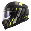 LS2 VECTOR II FF811 TRON ΚΡΑΝΟΣ FULL FACE MATT BLACK FLUO