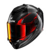 SHARK SPARTAN GT PRO ΚΡΑΝΟΣ FULL FACE CARBON KULTRAM CARBON BLACK RED 