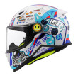 LS2 812 KID NEXT LEVEL ΠΑΙΔΙΚΟ ΚΡΑΝΟΣ ΜΗΧΑΝΗΣ FULL FACE WHITE BLUE